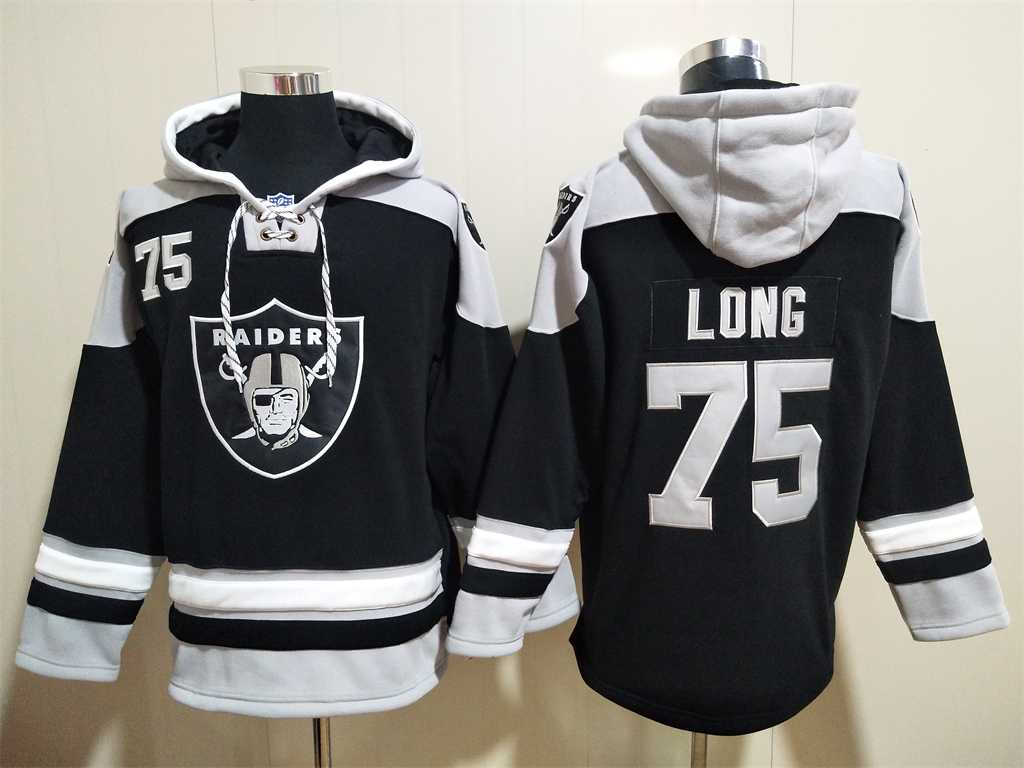 Raiders 75 Howie Long Black All Stitched Sweatshirt Hoodie,We sell and wholesale Raiders 75 Howie Long Black All Stitched Sweatshirt Hoodie on line form chian!